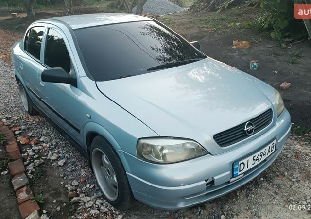 Синій Опель Астра, об'ємом двигуна 1.6 л та пробігом 350 тис. км за 2700 $, фото 1 на Automoto.ua
