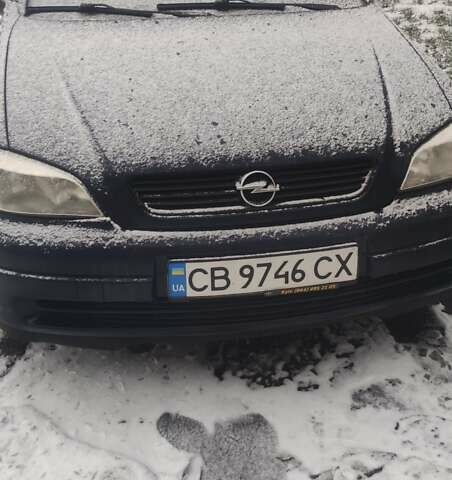 Синий Опель Астра, объемом двигателя 1.2 л и пробегом 265 тыс. км за 2850 $, фото 1 на Automoto.ua