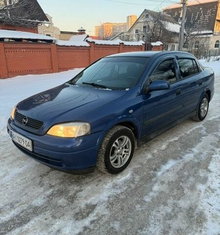 Синій Опель Астра, об'ємом двигуна 1.6 л та пробігом 157 тис. км за 3600 $, фото 1 на Automoto.ua