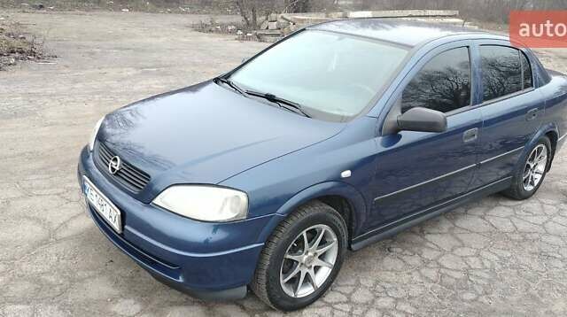 Синій Опель Астра, об'ємом двигуна 1.6 л та пробігом 287 тис. км за 3100 $, фото 1 на Automoto.ua