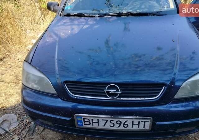 Синій Опель Астра, об'ємом двигуна 1.6 л та пробігом 320 тис. км за 3357 $, фото 1 на Automoto.ua