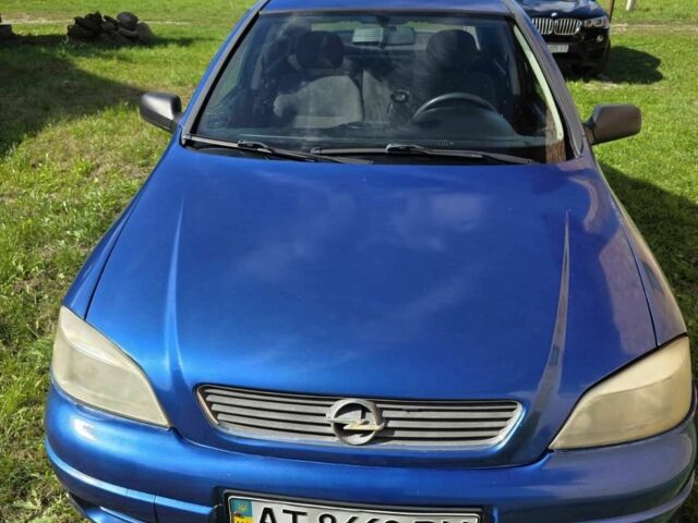 Синий Опель Астра, объемом двигателя 1.4 л и пробегом 227 тыс. км за 2650 $, фото 1 на Automoto.ua