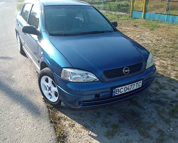 Синій Опель Астра, об'ємом двигуна 1.4 л та пробігом 230 тис. км за 3800 $, фото 1 на Automoto.ua