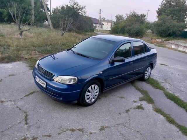 Синій Опель Астра, об'ємом двигуна 1.6 л та пробігом 165 тис. км за 4111 $, фото 1 на Automoto.ua