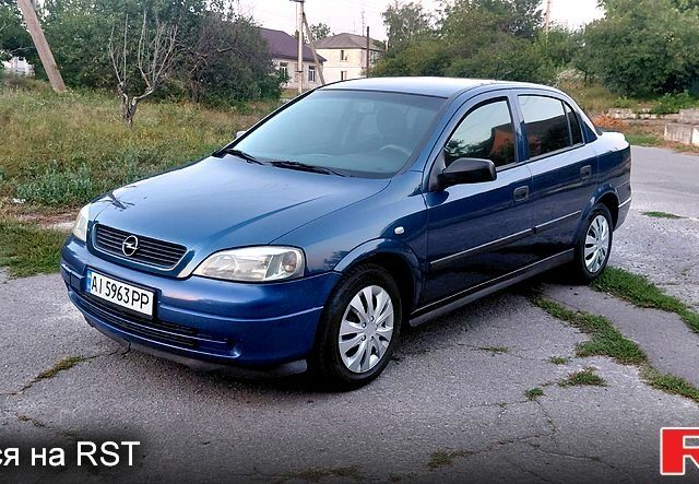 Синій Опель Астра, об'ємом двигуна 1.6 л та пробігом 165 тис. км за 4100 $, фото 1 на Automoto.ua