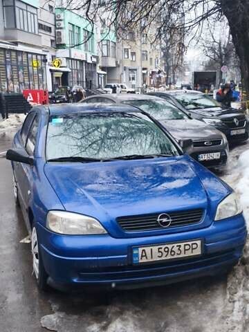 Синий Опель Астра, объемом двигателя 1.6 л и пробегом 294 тыс. км за 4300 $, фото 1 на Automoto.ua