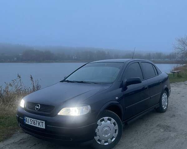 Синій Опель Астра, об'ємом двигуна 1.6 л та пробігом 217 тис. км за 3100 $, фото 1 на Automoto.ua