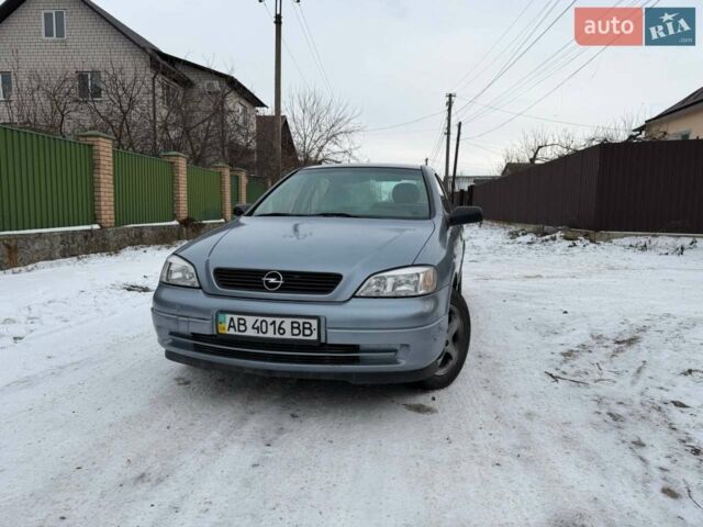 Синий Опель Астра, объемом двигателя 1.4 л и пробегом 75 тыс. км за 3200 $, фото 1 на Automoto.ua