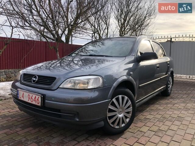 Синий Опель Астра, объемом двигателя 1.4 л и пробегом 217 тыс. км за 4800 $, фото 1 на Automoto.ua