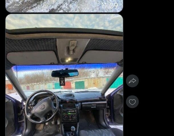 Синий Опель Астра, объемом двигателя 1 л и пробегом 560 тыс. км за 1467 $, фото 1 на Automoto.ua