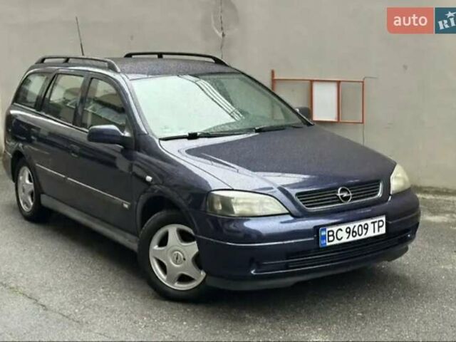 Синій Опель Астра, об'ємом двигуна 1.6 л та пробігом 261 тис. км за 1800 $, фото 1 на Automoto.ua