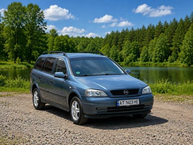 Синий Опель Астра, объемом двигателя 1.6 л и пробегом 174 тыс. км за 3350 $, фото 1 на Automoto.ua