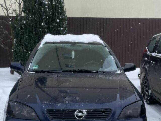 Синий Опель Астра, объемом двигателя 1.6 л и пробегом 270 тыс. км за 1950 $, фото 1 на Automoto.ua