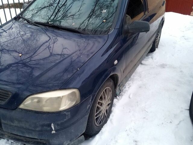 Синій Опель Астра, об'ємом двигуна 2 л та пробігом 276 тис. км за 2000 $, фото 1 на Automoto.ua