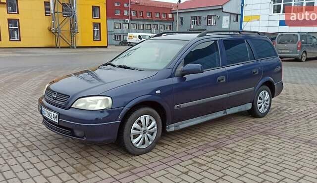 Синій Опель Астра, об'ємом двигуна 1.6 л та пробігом 170 тис. км за 2999 $, фото 1 на Automoto.ua
