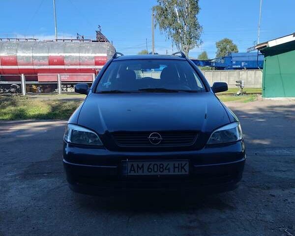 Синій Опель Астра, об'ємом двигуна 1.6 л та пробігом 274 тис. км за 4000 $, фото 1 на Automoto.ua