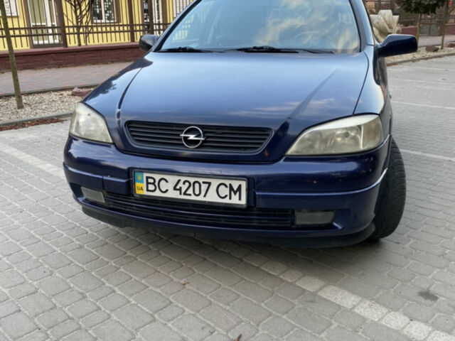 Синий Опель Астра, объемом двигателя 1.7 л и пробегом 380 тыс. км за 3300 $, фото 1 на Automoto.ua