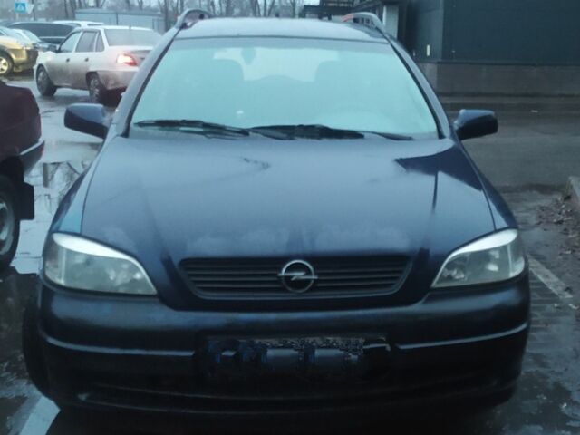 Синий Опель Астра, объемом двигателя 1.6 л и пробегом 378 тыс. км за 1700 $, фото 1 на Automoto.ua