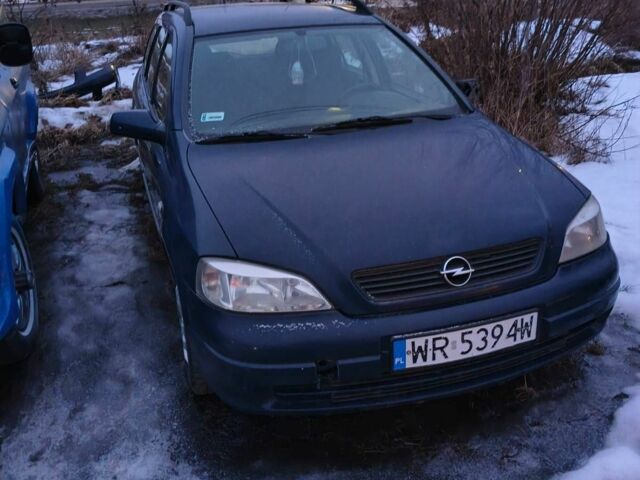 Синий Опель Астра, объемом двигателя 1.7 л и пробегом 30 тыс. км за 1500 $, фото 1 на Automoto.ua