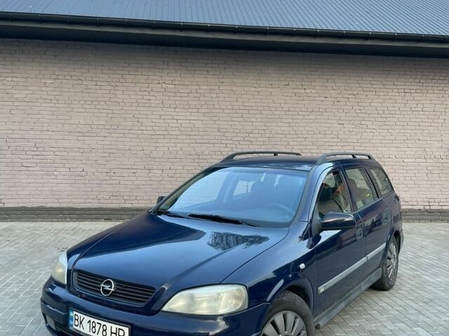 Синій Опель Астра, об'ємом двигуна 2 л та пробігом 304 тис. км за 1950 $, фото 1 на Automoto.ua