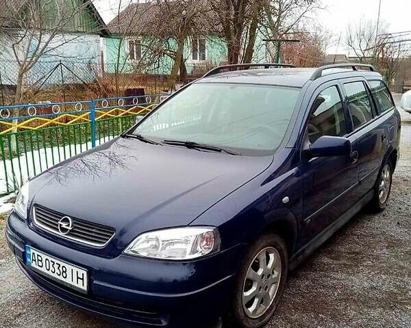 Синій Опель Астра, об'ємом двигуна 1.6 л та пробігом 170 тис. км за 4200 $, фото 1 на Automoto.ua