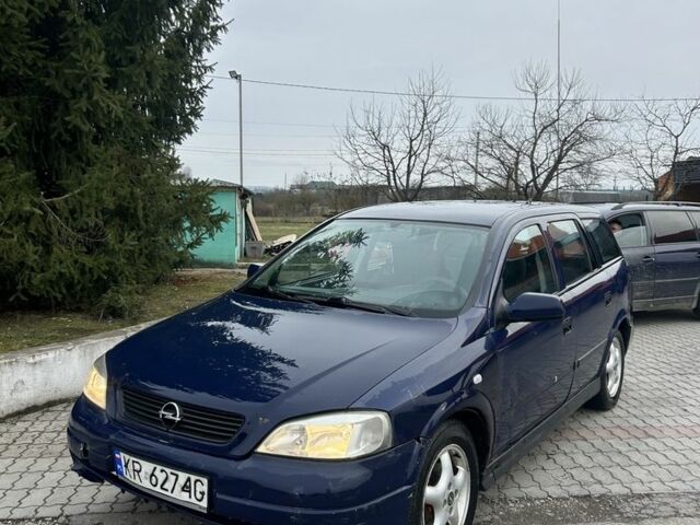 Синій Опель Астра, об'ємом двигуна 1.6 л та пробігом 179 тис. км за 1100 $, фото 1 на Automoto.ua
