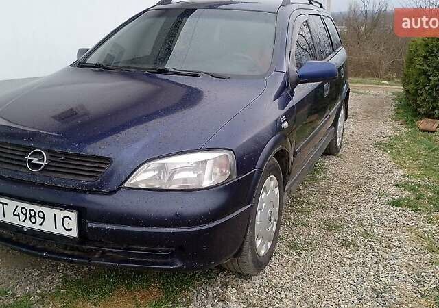 Синий Опель Астра, объемом двигателя 1.7 л и пробегом 401 тыс. км за 2400 $, фото 1 на Automoto.ua