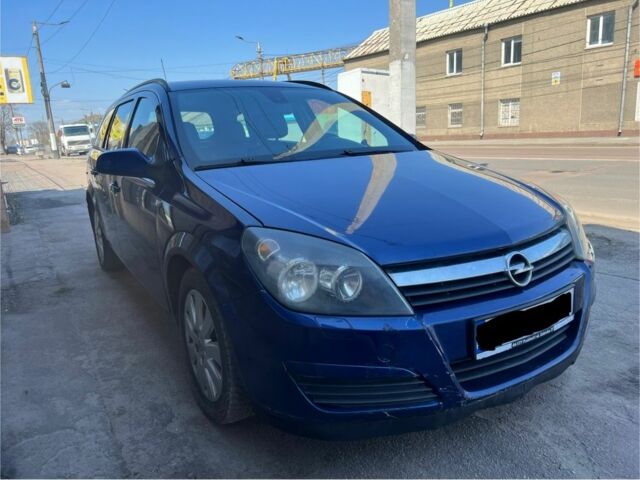 Синий Опель Астра, объемом двигателя 1.7 л и пробегом 303 тыс. км за 2150 $, фото 1 на Automoto.ua