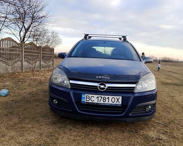 Синий Опель Астра, объемом двигателя 1.9 л и пробегом 299 тыс. км за 4700 $, фото 1 на Automoto.ua