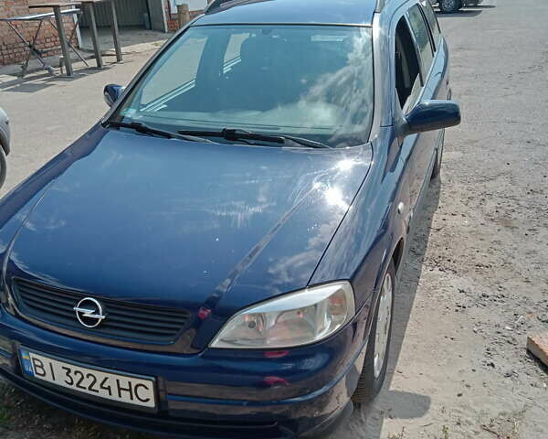 Синій Опель Астра, об'ємом двигуна 1.6 л та пробігом 236 тис. км за 4199 $, фото 1 на Automoto.ua