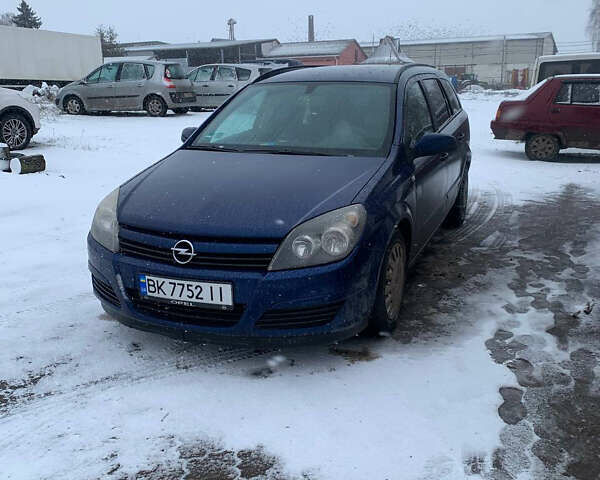 Синий Опель Астра, объемом двигателя 1.6 л и пробегом 212 тыс. км за 4800 $, фото 1 на Automoto.ua