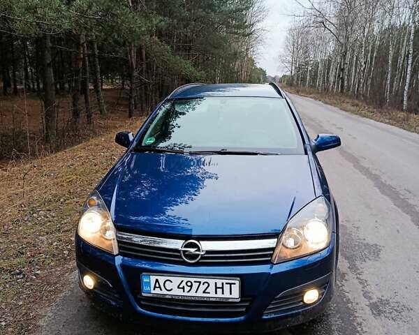 Синий Опель Астра, объемом двигателя 1.6 л и пробегом 216 тыс. км за 4900 $, фото 1 на Automoto.ua