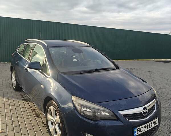 Синий Опель Астра, объемом двигателя 2 л и пробегом 280 тыс. км за 7300 $, фото 1 на Automoto.ua