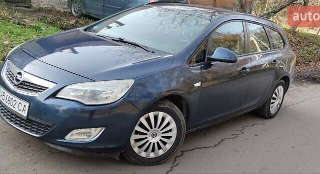 Синий Опель Астра, объемом двигателя 1.3 л и пробегом 270 тыс. км за 6200 $, фото 1 на Automoto.ua