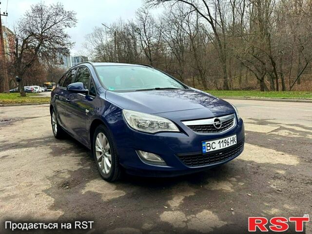 Синій Опель Астра, об'ємом двигуна 2 л та пробігом 280 тис. км за 7300 $, фото 1 на Automoto.ua