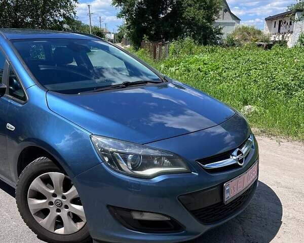 Синий Опель Астра, объемом двигателя 1.7 л и пробегом 247 тыс. км за 7200 $, фото 1 на Automoto.ua