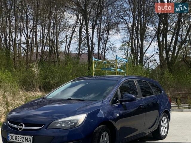 Синий Опель Астра, объемом двигателя 1.6 л и пробегом 243 тыс. км за 6999 $, фото 1 на Automoto.ua