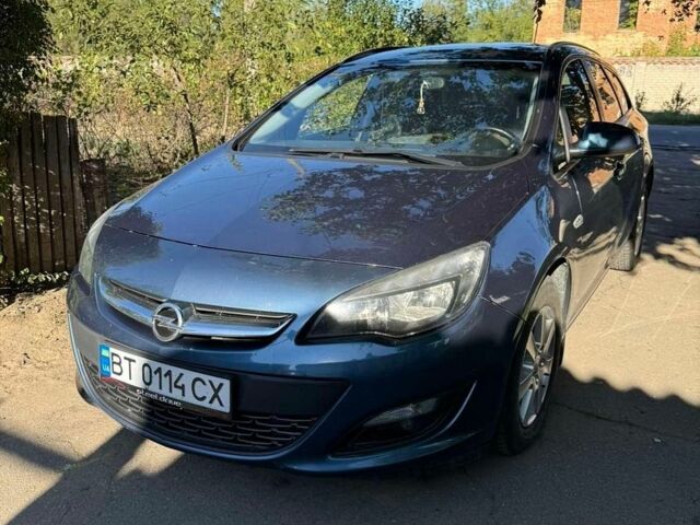 Синий Опель Астра, объемом двигателя 1.6 л и пробегом 208 тыс. км за 9000 $, фото 1 на Automoto.ua