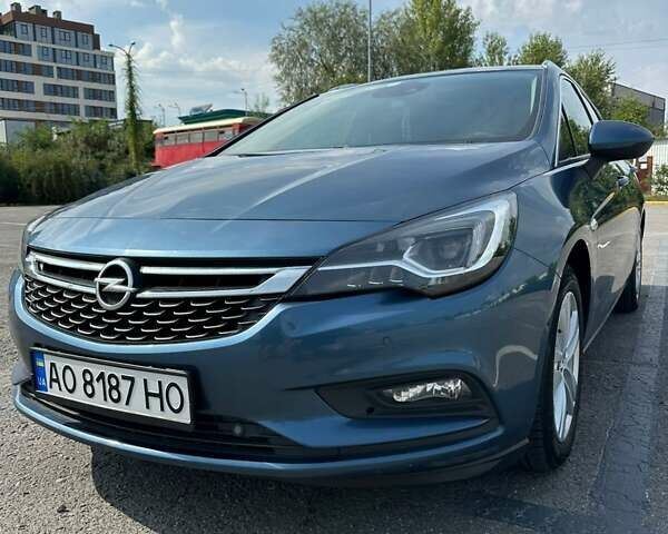 Синий Опель Астра, объемом двигателя 1.6 л и пробегом 287 тыс. км за 12700 $, фото 1 на Automoto.ua