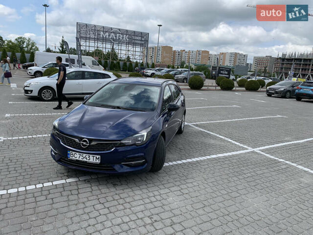 Синий Опель Астра, объемом двигателя 1.5 л и пробегом 150 тыс. км за 14500 $, фото 1 на Automoto.ua