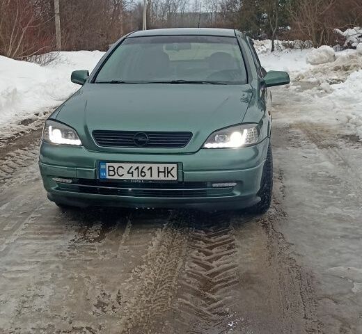 Зеленый Опель Астра, объемом двигателя 2 л и пробегом 222 тыс. км за 3100 $, фото 1 на Automoto.ua