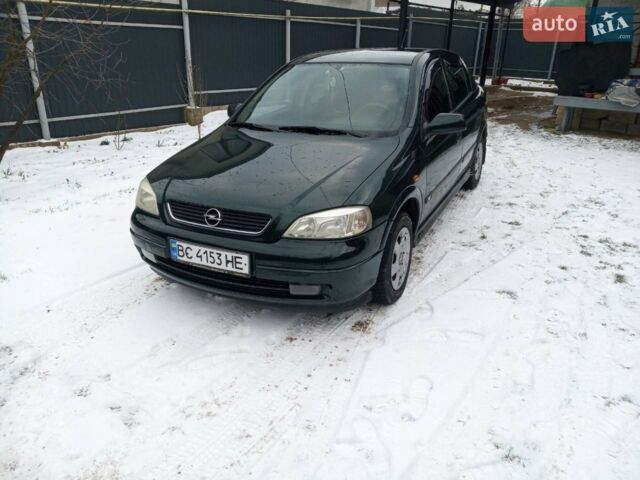 Зеленый Опель Астра, объемом двигателя 1.6 л и пробегом 309 тыс. км за 3500 $, фото 1 на Automoto.ua
