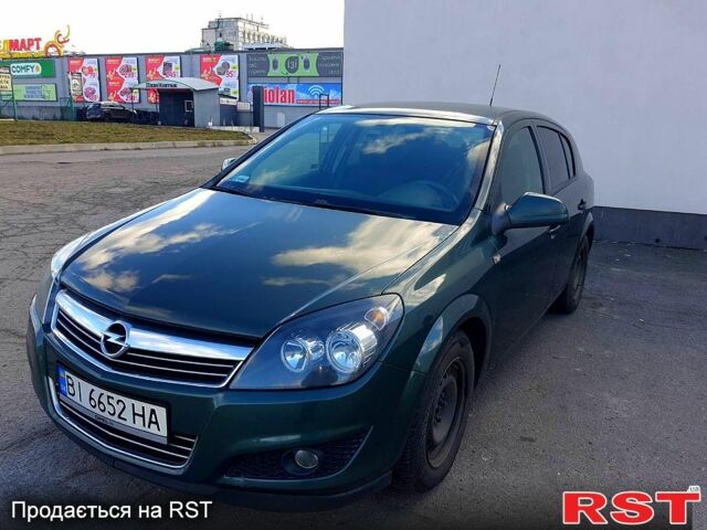 Зеленый Опель Астра, объемом двигателя 1.2 л и пробегом 134 тыс. км за 6000 $, фото 1 на Automoto.ua