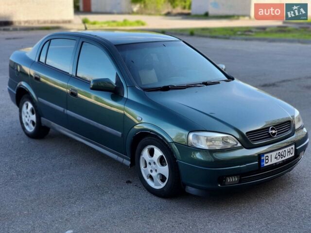 Зелений Опель Астра, об'ємом двигуна 1.6 л та пробігом 365 тис. км за 4350 $, фото 1 на Automoto.ua