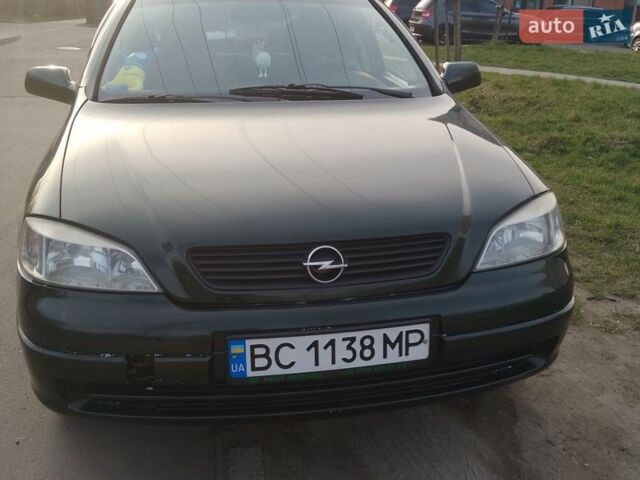 Зеленый Опель Астра, объемом двигателя 1.39 л и пробегом 360 тыс. км за 2600 $, фото 1 на Automoto.ua