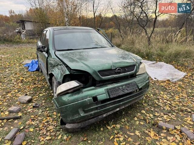 Зелений Опель Астра, об'ємом двигуна 1.4 л та пробігом 278 тис. км за 1050 $, фото 1 на Automoto.ua