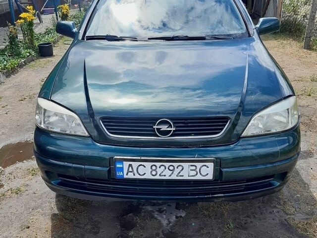 Зелений Опель Астра, об'ємом двигуна 1.39 л та пробігом 271 тис. км за 2700 $, фото 1 на Automoto.ua