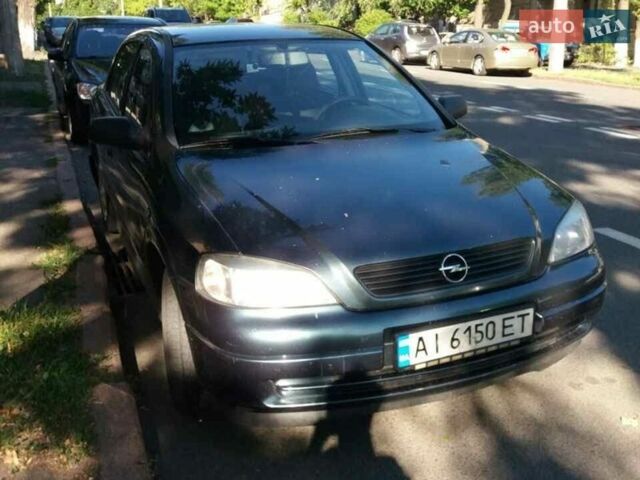 Зеленый Опель Астра, объемом двигателя 1.39 л и пробегом 180 тыс. км за 2900 $, фото 1 на Automoto.ua