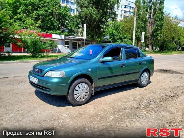 Зелений Опель Астра, об'ємом двигуна 1.4 л та пробігом 263 тис. км за 3800 $, фото 1 на Automoto.ua