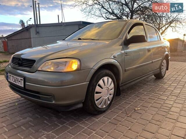 Зеленый Опель Астра, объемом двигателя 1.36 л и пробегом 187 тыс. км за 2950 $, фото 1 на Automoto.ua